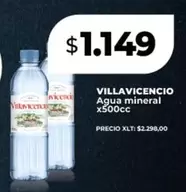 Villavicencio - Agua mineral