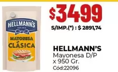 Hellmann's - Mayonesa D/P