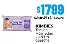 Kimbies - Toallas Húmedas
