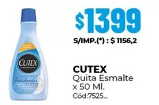 Cutex - Quita Esmalte