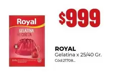 Royal - Gelatina x 25/40 Gr.
