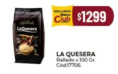 La Quesera - Rallado x 100 Gr. Cód:17706