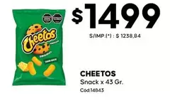 Cheetos - Snack x 43 Gr.