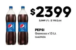 Pepsi - Gaseosa x 1.5 Lt