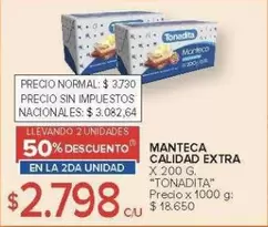 Tonadita - Manteca