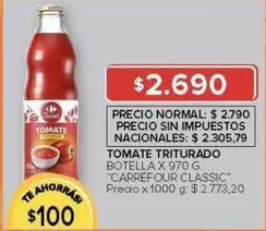 Carrefour - TOMATE TRITURADO