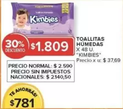 Kimbies - TOALLITAS HÚMEDAS