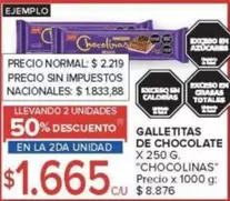 chocolinas - GALLETITAS DE CHOCOLATE