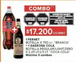 Coca cola - FERNET + GASEOSA COLA