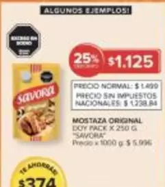 Savora - MOSTAZA ORIGINAL