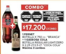 Coca cola - FERNET + GASEOSA COLA