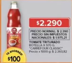 Carrefour - TOMATE TRITURADO