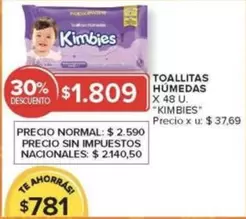 Kimbies - TOALLITAS HÚMEDAS