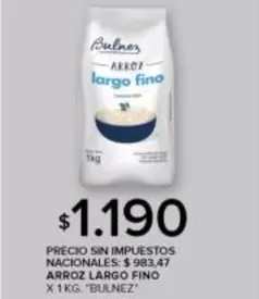 Bulnez - ARROZ LARGO FINO