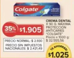 Colgate - CREMA DENTAL