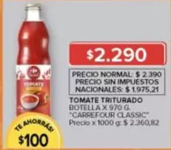 Carrefour - TOMATE TRITURADO