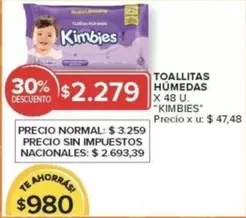 Kimbies - TOALLITAS HUMEDAS