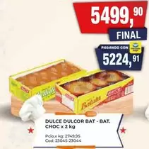 Dulcor - DULCE DULCOR BAT - BAT. CHOC