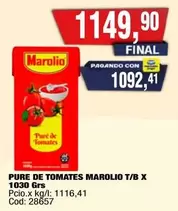 Marolio - PURE DE TOMATES T/B X