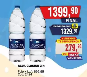 Glaciar - AGUA GLACIAR 2 It