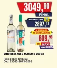 X$ - NEW AGE / MARLO x 750 cc