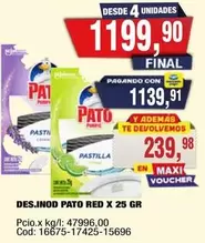 X$ - DES.INOD RED X 25 GR