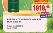 Off - REPELENTE AEROSOL OFF EXT.