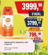 Off - REPELENTE AEROSOL