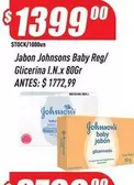 Johnson's - Jabon Baby Reg/ Glicerina I.N.x 80Gr