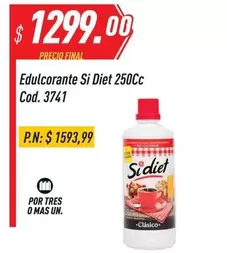 Mas - Edulcorante Si Diet 250Cc