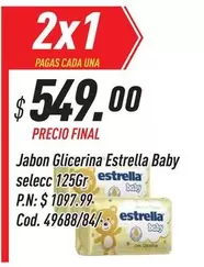 Estrella - Jabon Glicerina  Baby