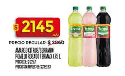 Terma - AMARGO CITRUS/SERRANO/ POMELO ROSADO TERMAX