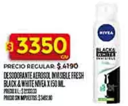 Nivea - DESODORANTE AEROSOL INVISIBLE FRESH