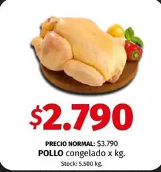 X$ - POLLO congelado x kg.