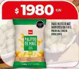 Dia - PALITOS DE MAIZ