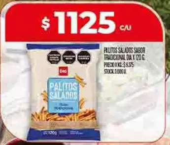 Dia - PALITOS SALADOS SABOR TRADICIONAL