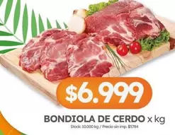 X$ - BONDIOLA DE CERDO