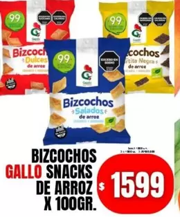 Gallo - SNACKS DE ARROZ