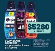 Comfort - SUAVIZANTE
COMFORT