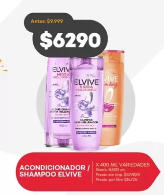 Elvive - ACONDICIONADOR / SHAMPOO