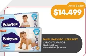 Babysec - PAÑAL ULTRASOFT