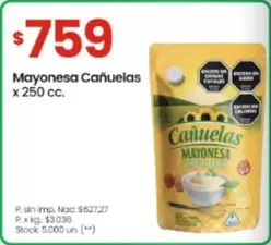 cañuelas - Mayonesa