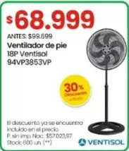 Ventilador de pie 18P 94VP3853VP