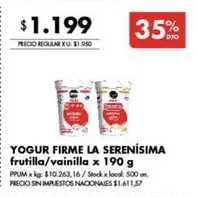 La Serenísima - YOGUR FIRME