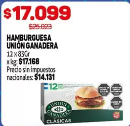 Unión - HAMBURGUESA