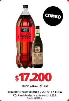 Coca cola - Fernet BRANCA + COCA COLA