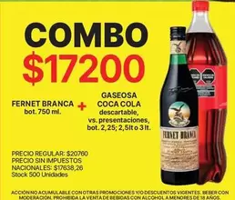 Fernet Branca - FERNET BRANCA + COCA COLA