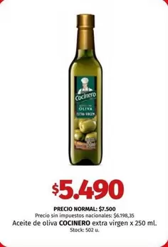 Cocinero - Aceite de oliva extra virgen