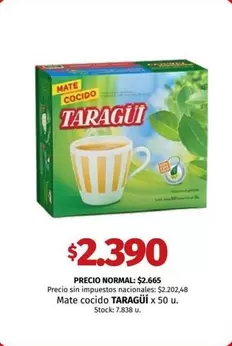 Taraguí - Mate cocido