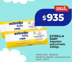 Estrella - Algodon precortado x100gr.